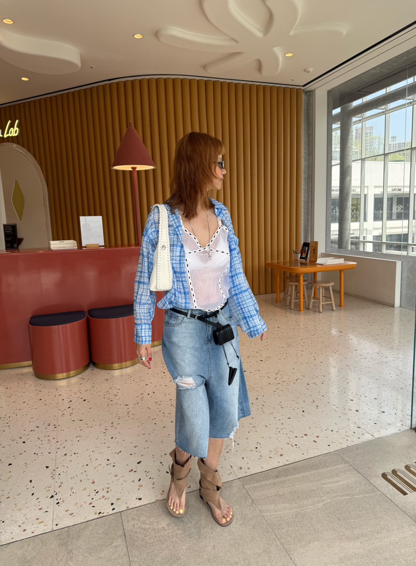 DENVER韓國東大門代購女士新款推薦熱賣時尚休閑襯衫蕾絲衫DENVER襯衫/蕾絲衫