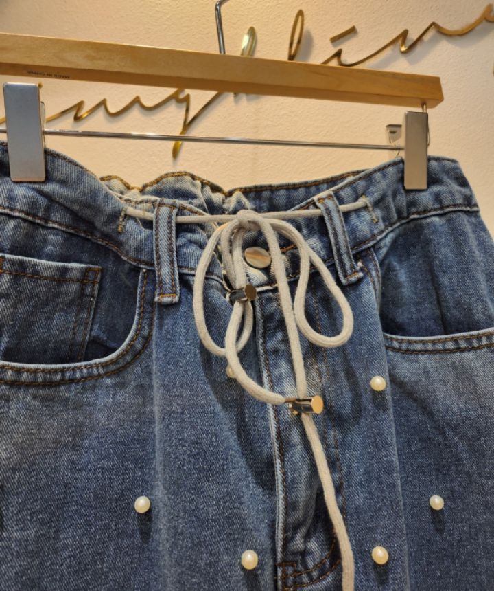 BLING BLING-S/RICO韓國東大門直郵女士新品休閑牛仔褲BLING BLING-S/RICO牛仔褲