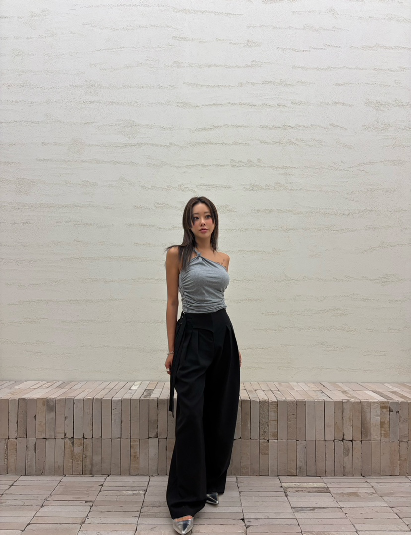 CUCUMBER韓國東大門直郵女裝新品26春夏時尚人氣熱賣休閑褲CUCUMBER休閑褲