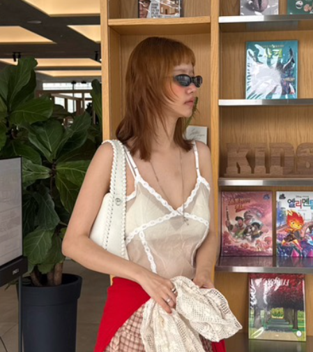 DENVER韓國直郵女士新款休閑推薦熱賣26春夏職業吊帶背心DENVER吊帶/背心圖色2