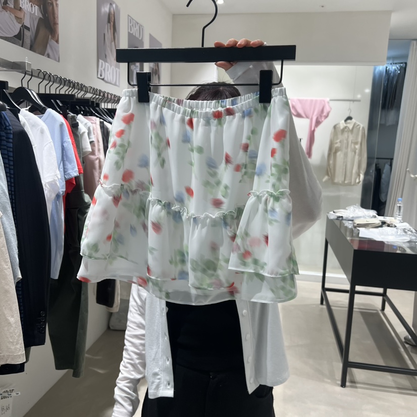 BROT韓國代購女士新款人氣推薦休閑26春夏時尚熱賣職業短裙BROT短裙圖色1