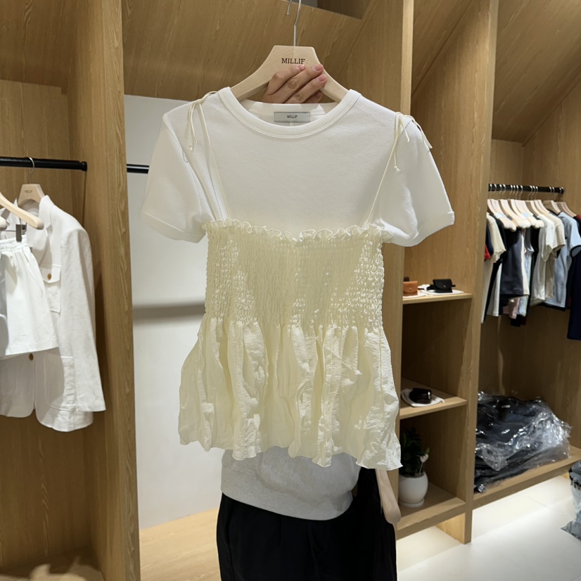 MILLIF韓國直郵實拍女士新款推薦職業休閑26春夏吊帶背心MILLIF吊帶/背心圖色1