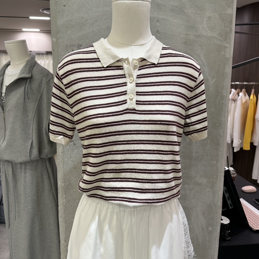 URBANSTORY/REMAKING韓國東大門代購女士新款熱賣針織衫短袖針織衫Remaking/URBANSTORY針織衫圖色1