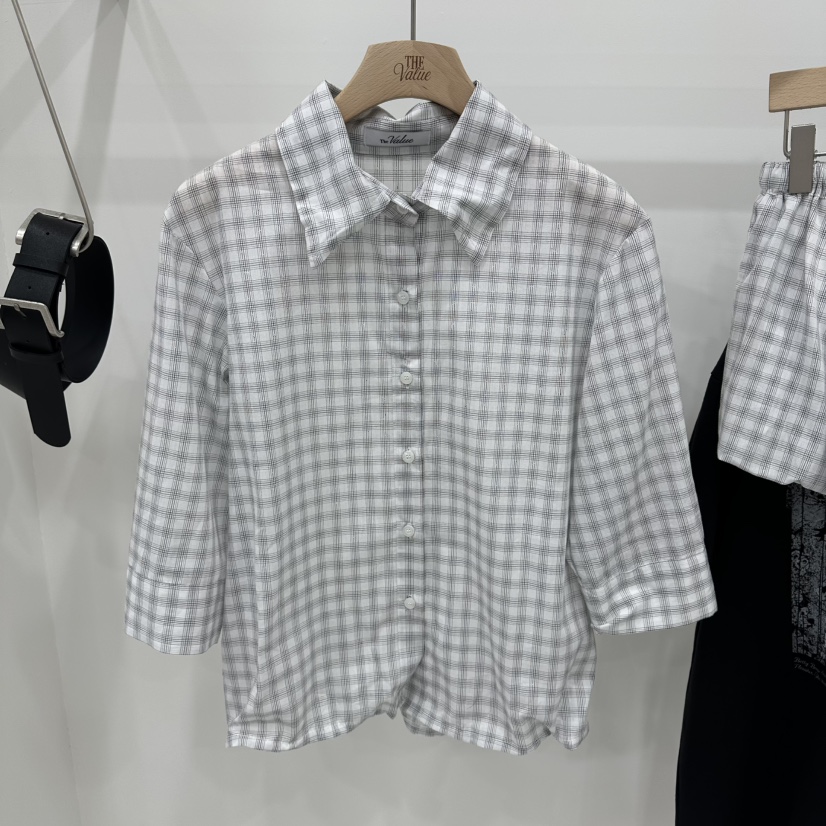 THE VALUE韓國代購女裝新款人氣時尚熱賣休閑襯衫蕾絲衫THE VALUE襯衫/蕾絲衫圖色1