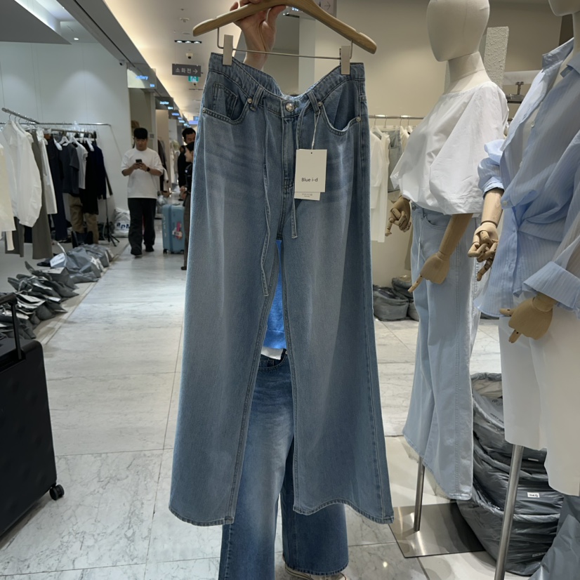 BLUEI-D/N SHARP韓國東大門直郵女裝新品26春夏牛仔褲Blue i-d/N SHARP牛仔褲圖色2