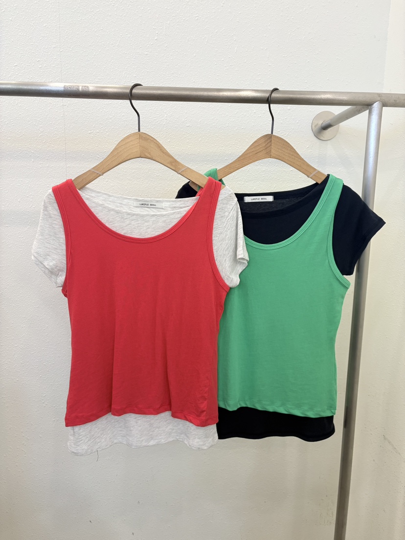 LUMIPLE韓國代購女裝新品26春夏推薦熱賣吊帶背心不含內搭LUMIPLE吊帶/背心