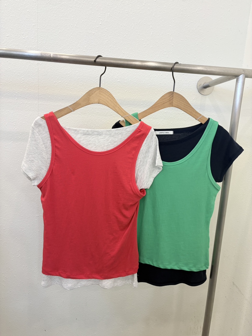 LUMIPLE韓國代購女裝新品26春夏推薦熱賣吊帶背心不含內搭LUMIPLE吊帶/背心