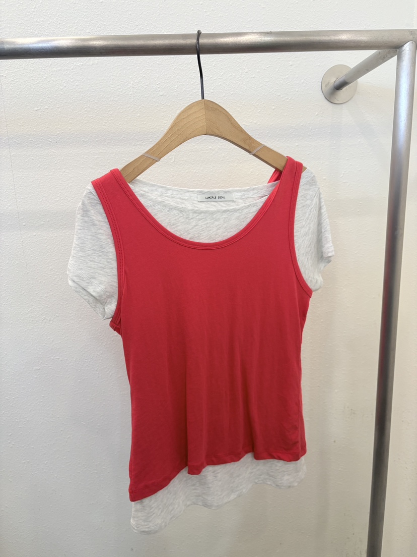 LUMIPLE韓國代購女裝新品26春夏推薦熱賣吊帶背心不含內搭LUMIPLE吊帶/背心圖色1