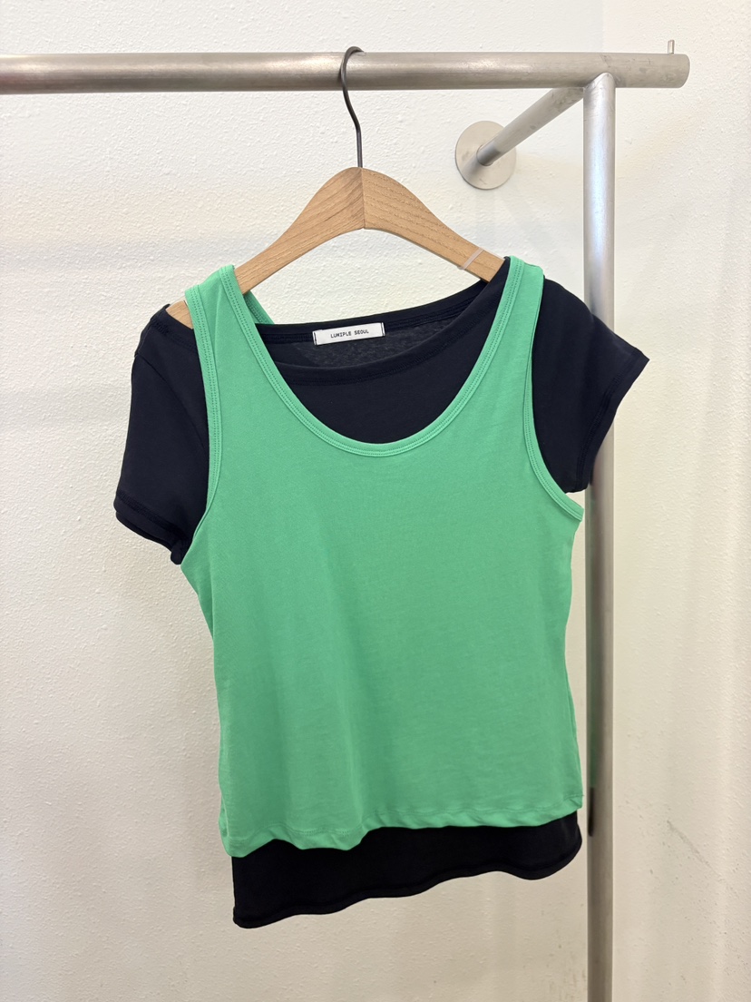 LUMIPLE韓國代購女裝新品26春夏推薦熱賣吊帶背心不含內搭LUMIPLE吊帶/背心圖色2