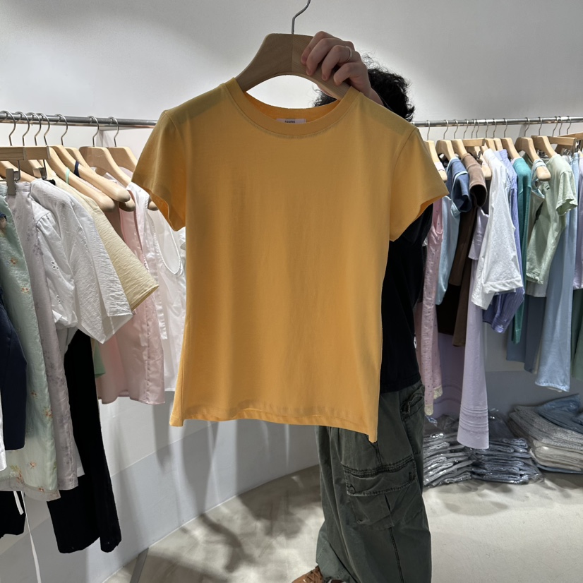 ROOM K-P韓國東大門直郵女士新款時尚熱賣人氣推薦休閑T恤roomkT恤圖色2