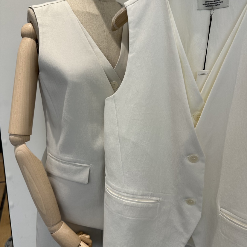 aube nunt韓國直郵女士新品熱賣人氣26春夏時尚馬甲含腰繩aube nunt馬甲