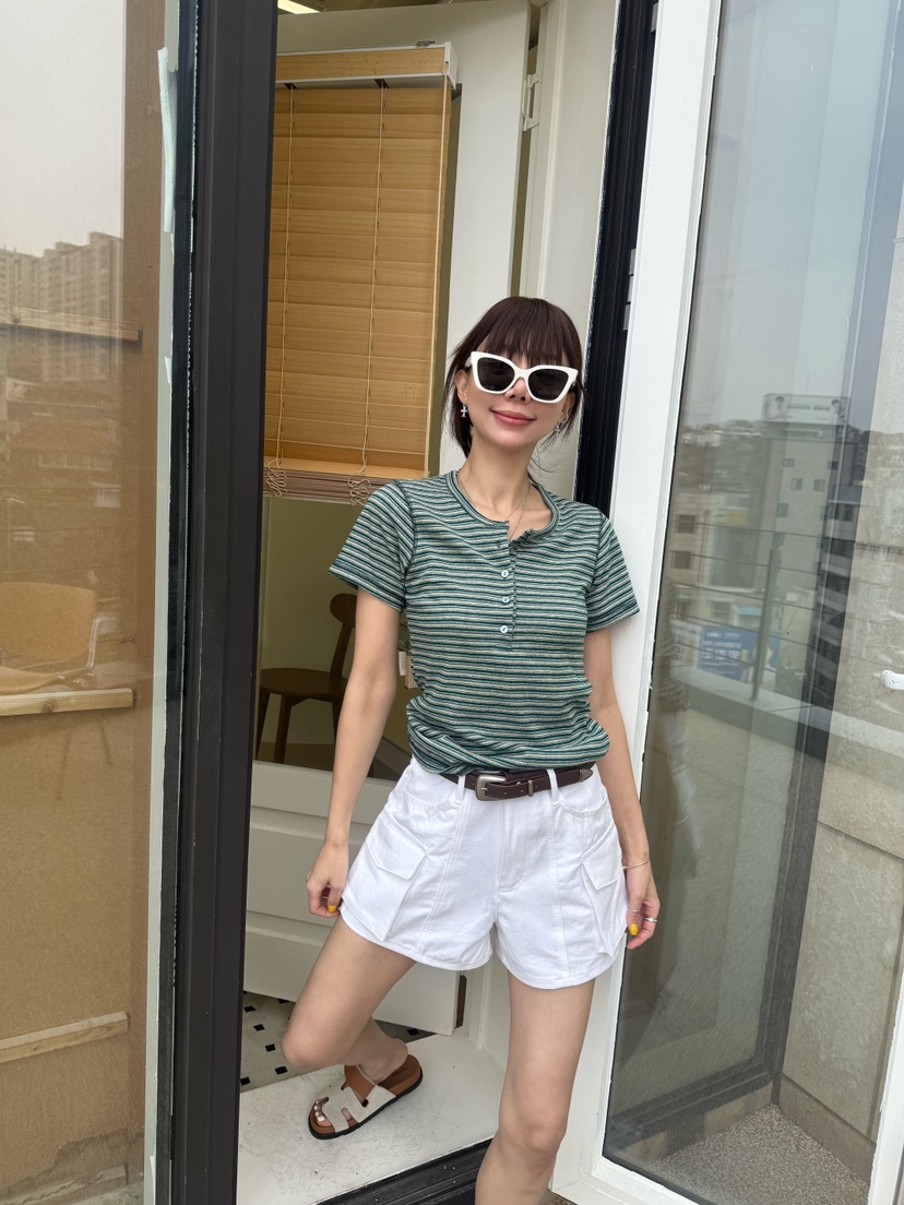 LUMIPLE韓國直郵女士新品26春夏職業休閑人氣熱賣推薦T恤LUMIPLET恤