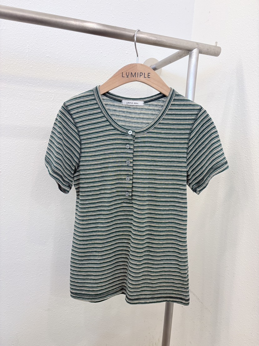 LUMIPLE韓國直郵女士新品26春夏職業休閑人氣熱賣推薦T恤LUMIPLET恤圖色1