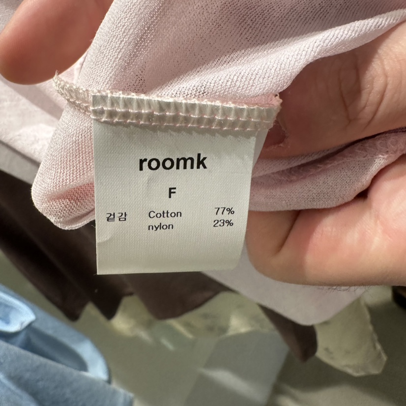 ROOM K-P韓國東大門代購女裝新款熱賣26春夏吊帶背心透明roomk吊帶/背心