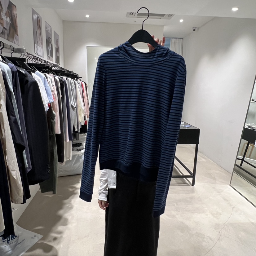 BROT韓國東大門直郵女士新品職業休閑推薦時尚長袖T恤兜帽BROT長袖T恤圖色1