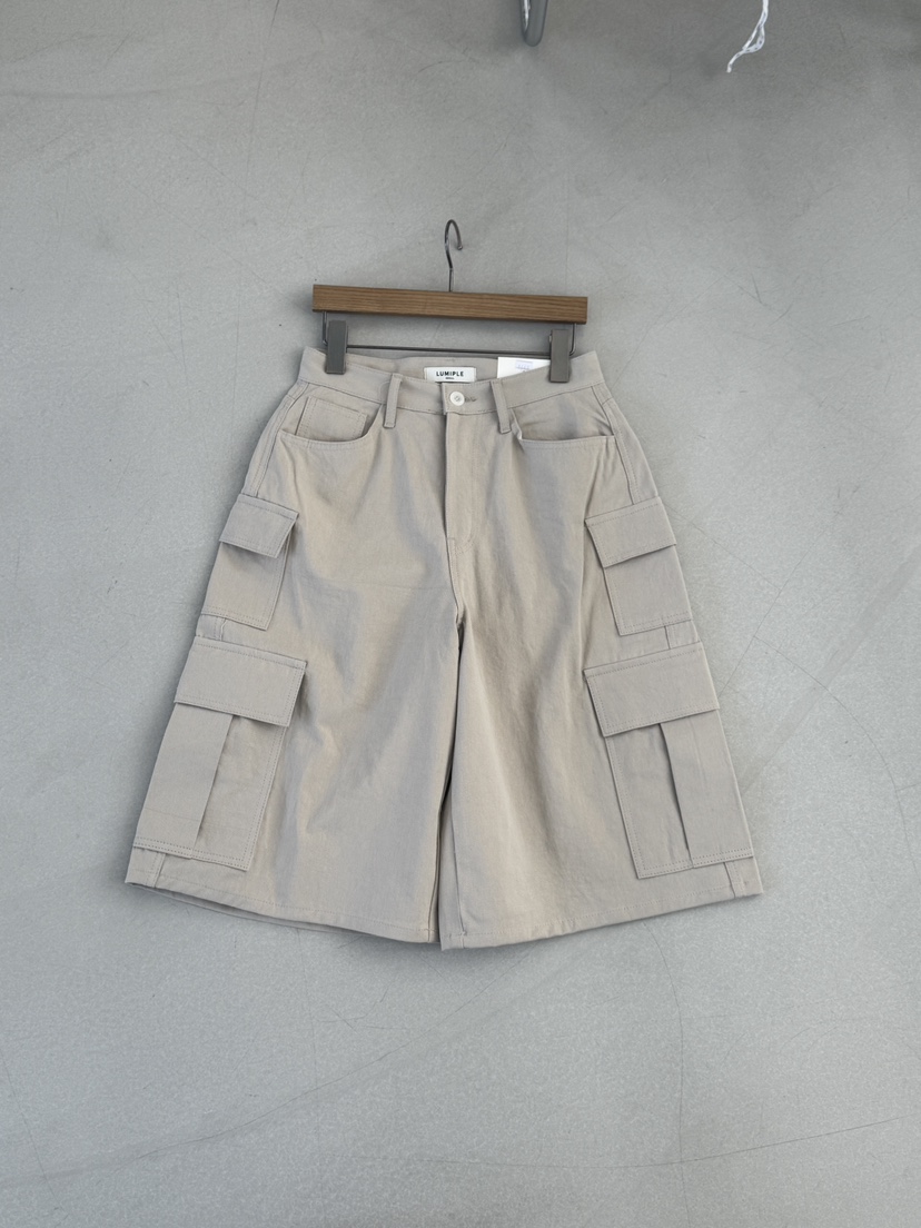 LUMIPLE韓國直郵實拍女裝新品26春夏推薦職業短褲不含腰帶LUMIPLE短褲