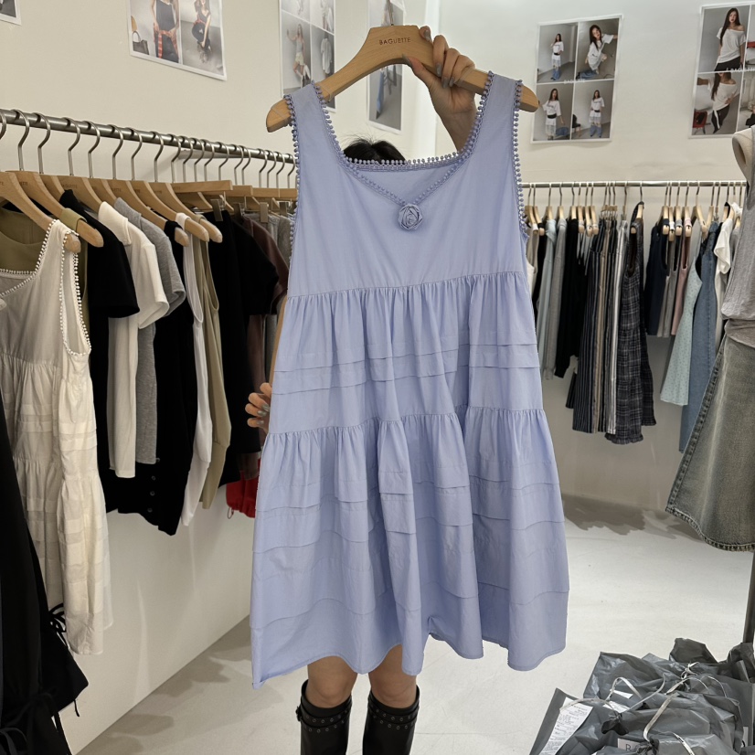 BAGUETTE-P韓國東大門代購女士新款職業連衣裙美利奴羊毛BAGUETTE-P連衣裙圖色2