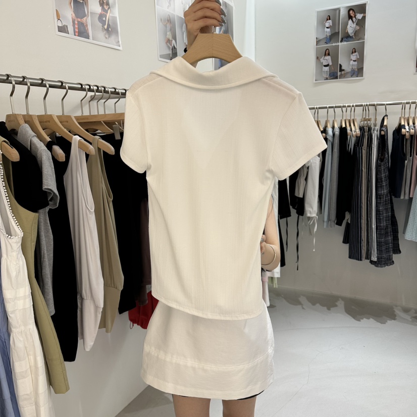 BAGUETTE-P韓國代購女士新品26春夏熱賣人氣推薦T恤開衫BAGUETTE-PT恤