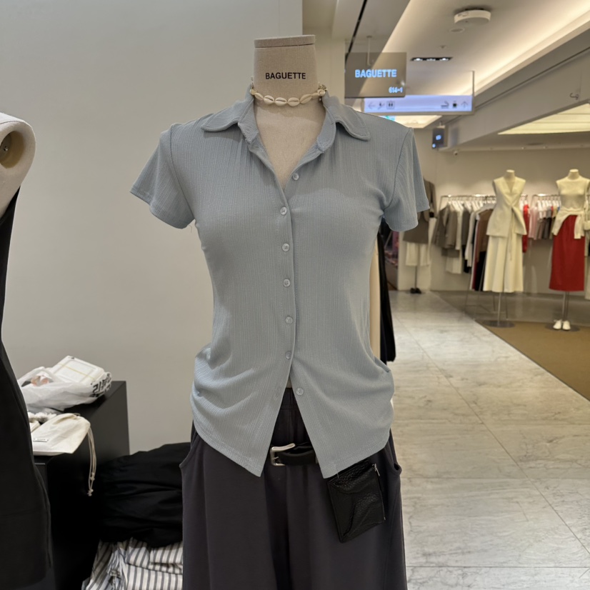 BAGUETTE-P韓國代購女士新品26春夏熱賣人氣推薦T恤開衫BAGUETTE-PT恤圖色1