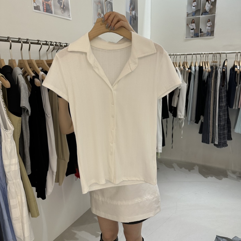 BAGUETTE-P韓國代購女士新品26春夏熱賣人氣推薦T恤開衫BAGUETTE-PT恤圖色2