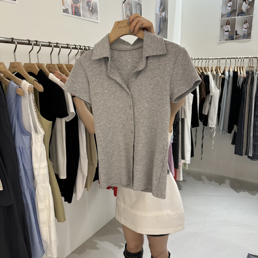 BAGUETTE-P韓國代購女士新品26春夏熱賣人氣推薦T恤開衫BAGUETTE-PT恤圖色3