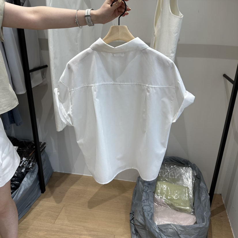 aube nunt韓國代購女士新款休閑職業推薦26春夏襯衫蕾絲衫aube nunt襯衫/蕾絲衫