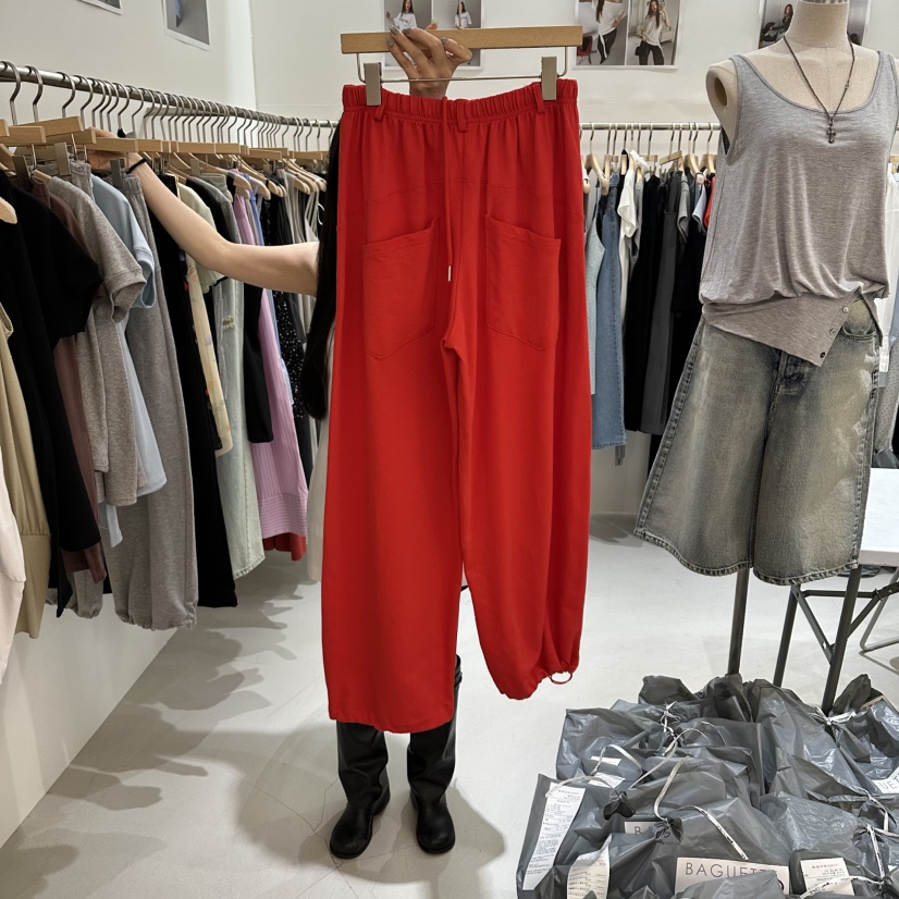 BAGUETTE-P韓國東大門直郵女士新款人氣休閑休閑褲不含腰帶BAGUETTE-P休閑褲