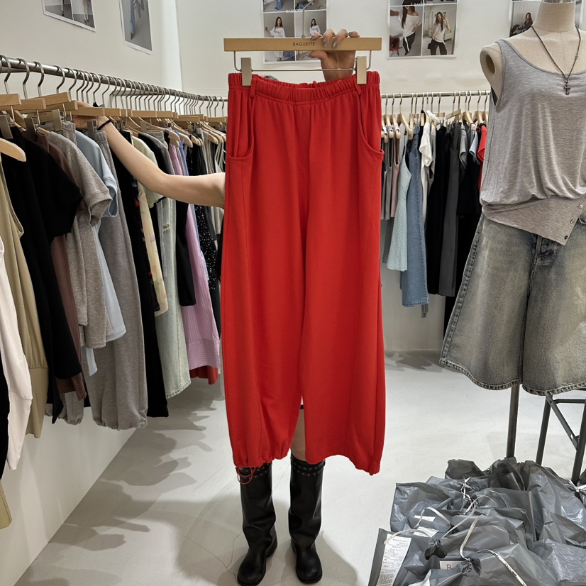 BAGUETTE-P韓國東大門直郵女士新款人氣休閑休閑褲不含腰帶BAGUETTE-P休閑褲圖色1