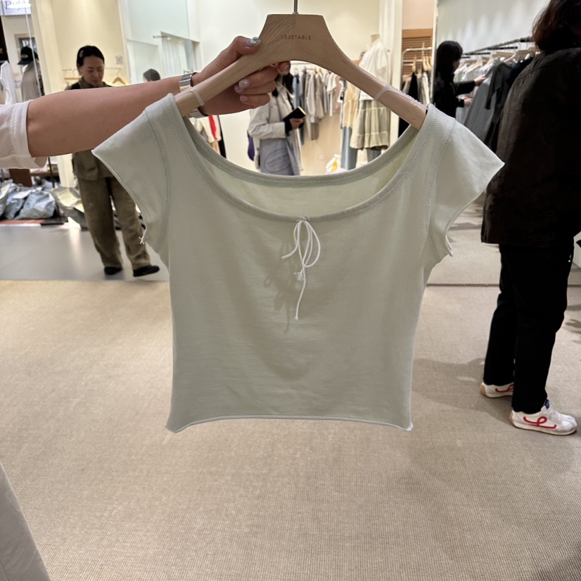 VEGETABLE韓國東大門直郵女裝新品職業推薦26春夏休閑T恤VEGETABLET恤圖色2