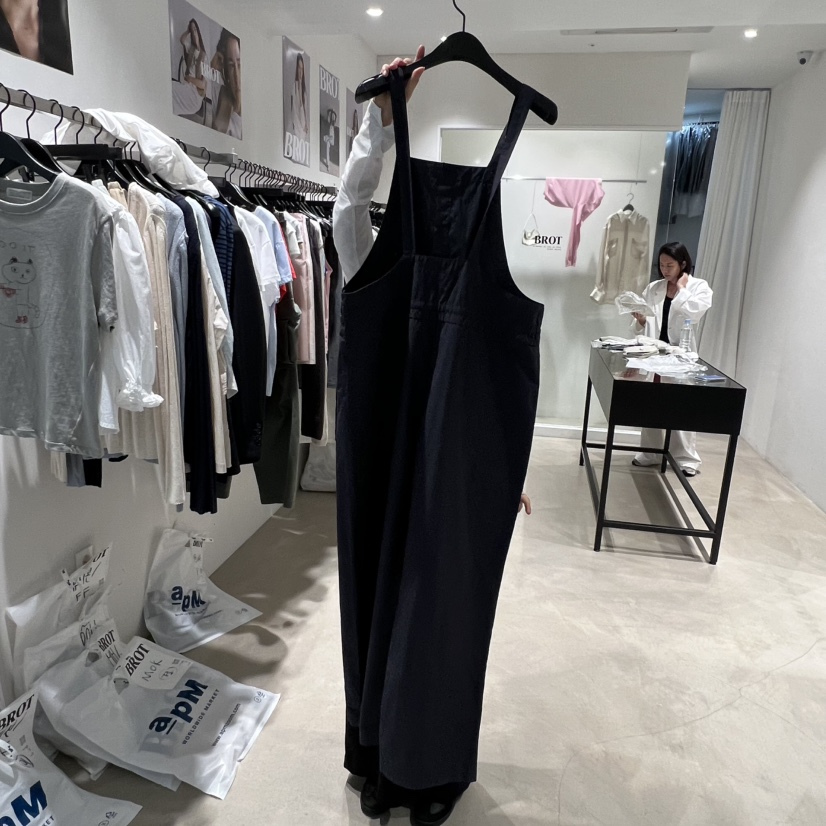 BROT韓國東大門代購女士新款熱賣休閑推薦人氣時尚背帶褲BROT背帶褲