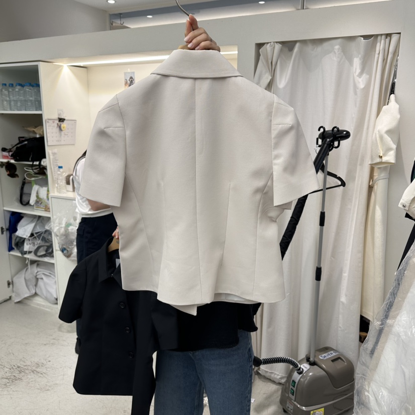 MER韓國東大門直郵女裝新品推薦職業26春夏時尚人氣熱賣夾克MER/ANGELO BIANCO夾克