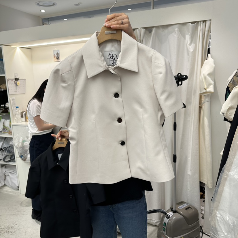 MER韓國東大門直郵女裝新品推薦職業26春夏時尚人氣熱賣夾克MER/ANGELO BIANCO夾克圖色1