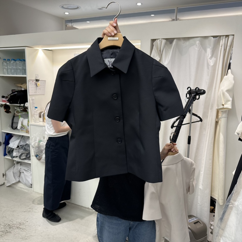 MER韓國東大門直郵女裝新品推薦職業26春夏時尚人氣熱賣夾克MER/ANGELO BIANCO夾克圖色2