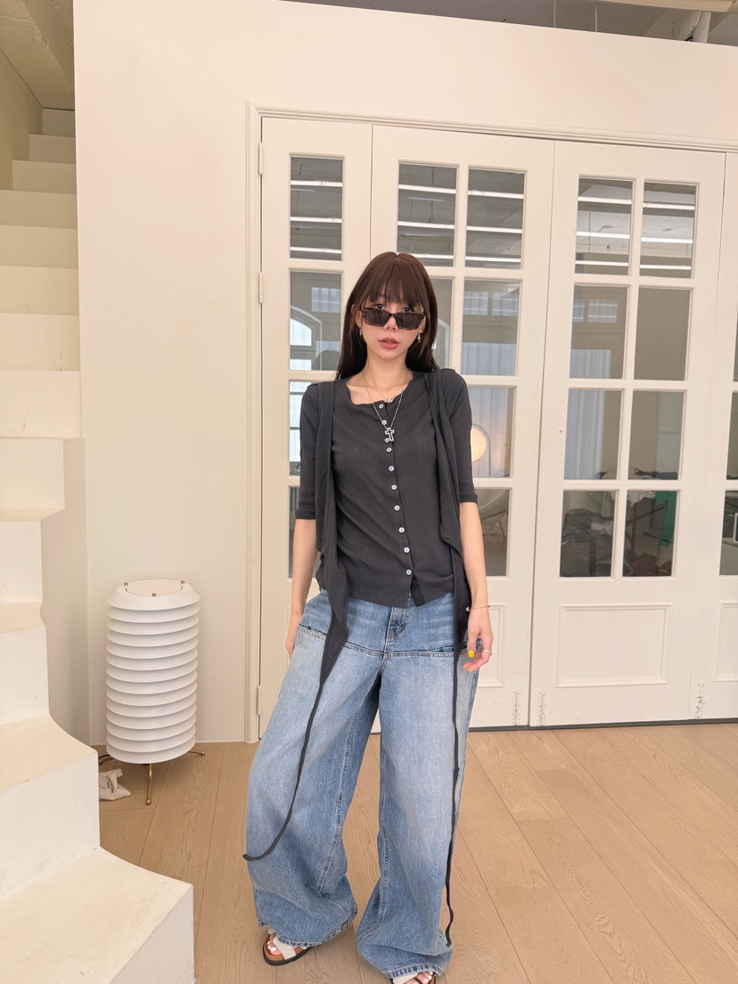 LUMIPLE韓國東大門直郵女士新品職業推薦人氣時尚T恤假兩件LUMIPLET恤