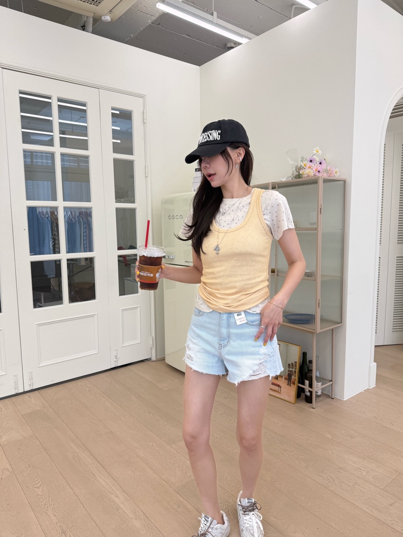 LUMIPLE韓國代購女士新款熱賣人氣26春夏休閑推薦時尚短褲LUMIPLE短褲