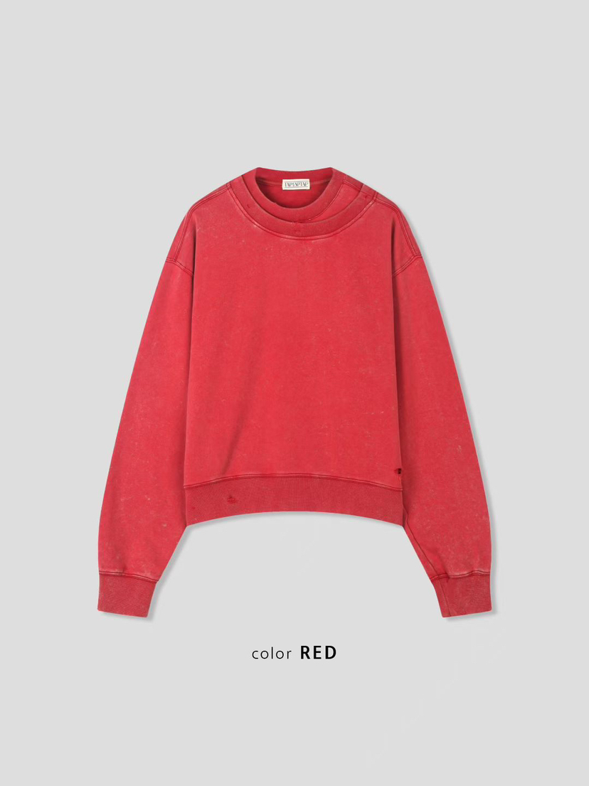 TAP TAP TAP韓國直郵實拍女士新款26春夏熱賣人氣職業衛衣MONE衛衣圖色1