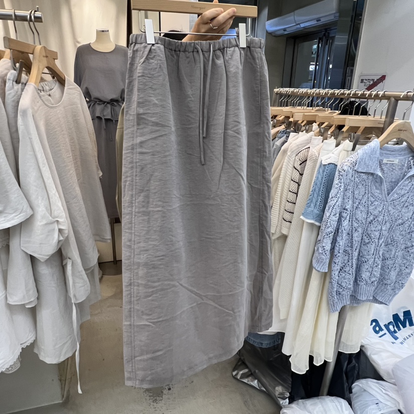 AFTERGLOW韓國代購女裝新款熱賣人氣職業推薦時尚26春夏長裙AFTERGLOW長裙圖色2