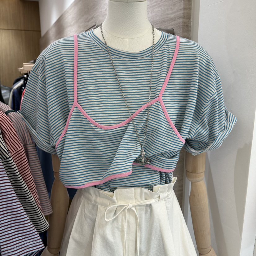 BISHOP/APOINT/3MARCH韓國直郵實拍女裝新款26春夏套裝條紋BISHOP/APOINT/3MARCH套裝圖色1