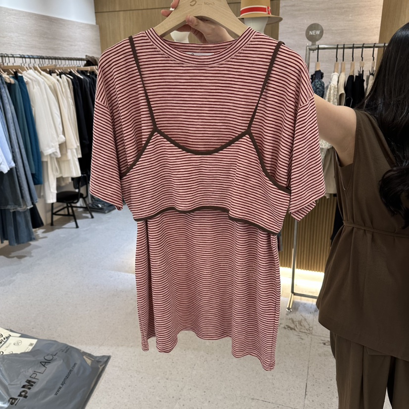 BISHOP/APOINT/3MARCH韓國直郵實拍女裝新款26春夏套裝條紋BISHOP/APOINT/3MARCH套裝圖色3