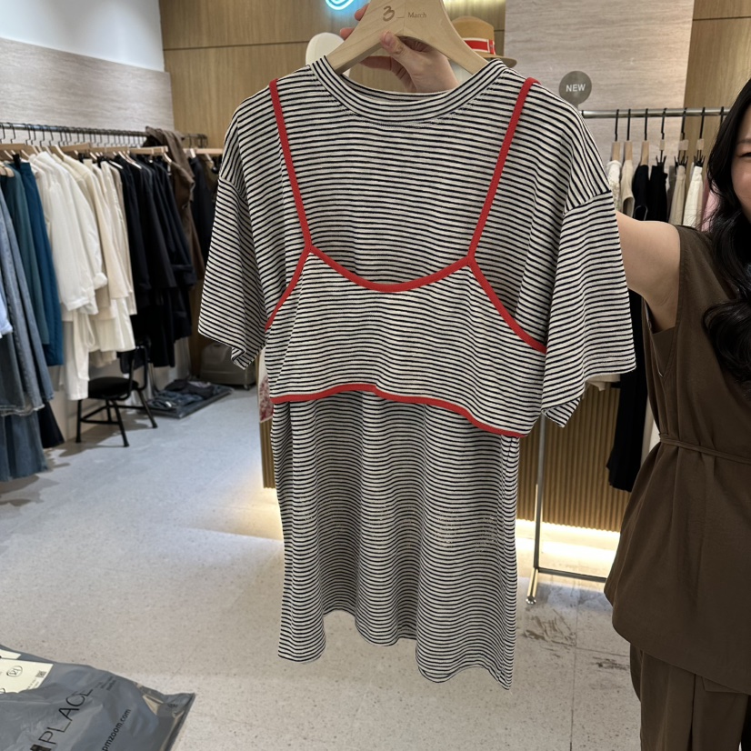 BISHOP/APOINT/3MARCH韓國直郵實拍女裝新款26春夏套裝條紋BISHOP/APOINT/3MARCH套裝圖色5