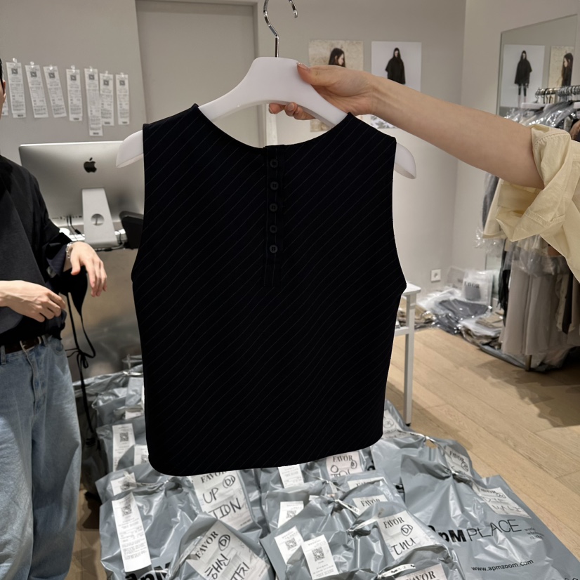 FAVOR-P韓國東大門代購女裝新款26春夏休閑熱賣吊帶背心FAVOR-P吊帶/背心