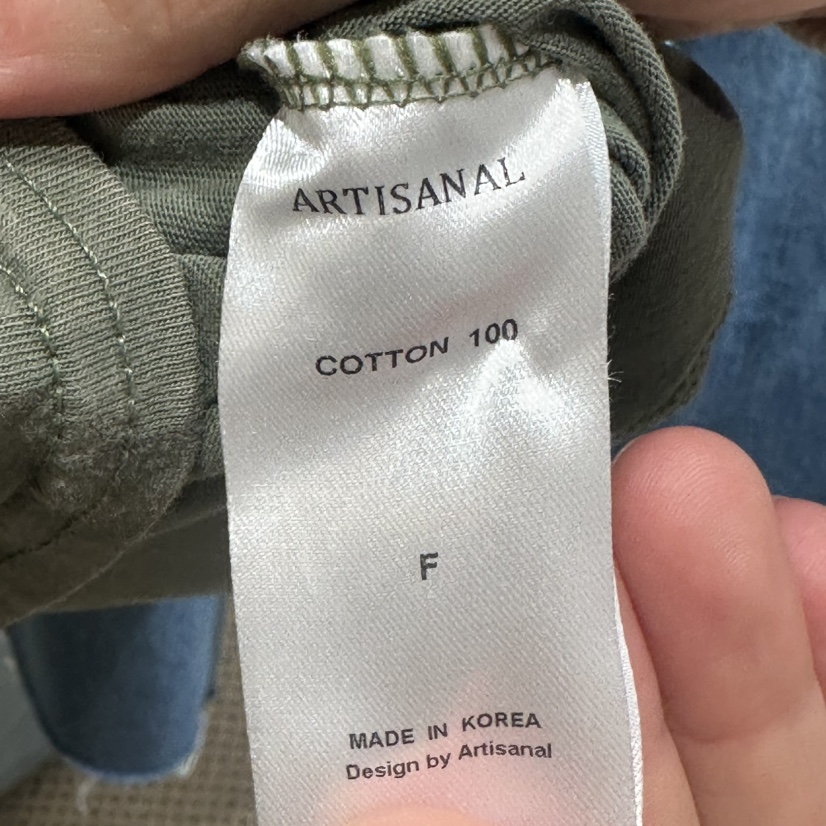 ARTISANAL韓國直郵女裝新款時尚休閑職業推薦熱賣T恤水洗ARTISANALT恤