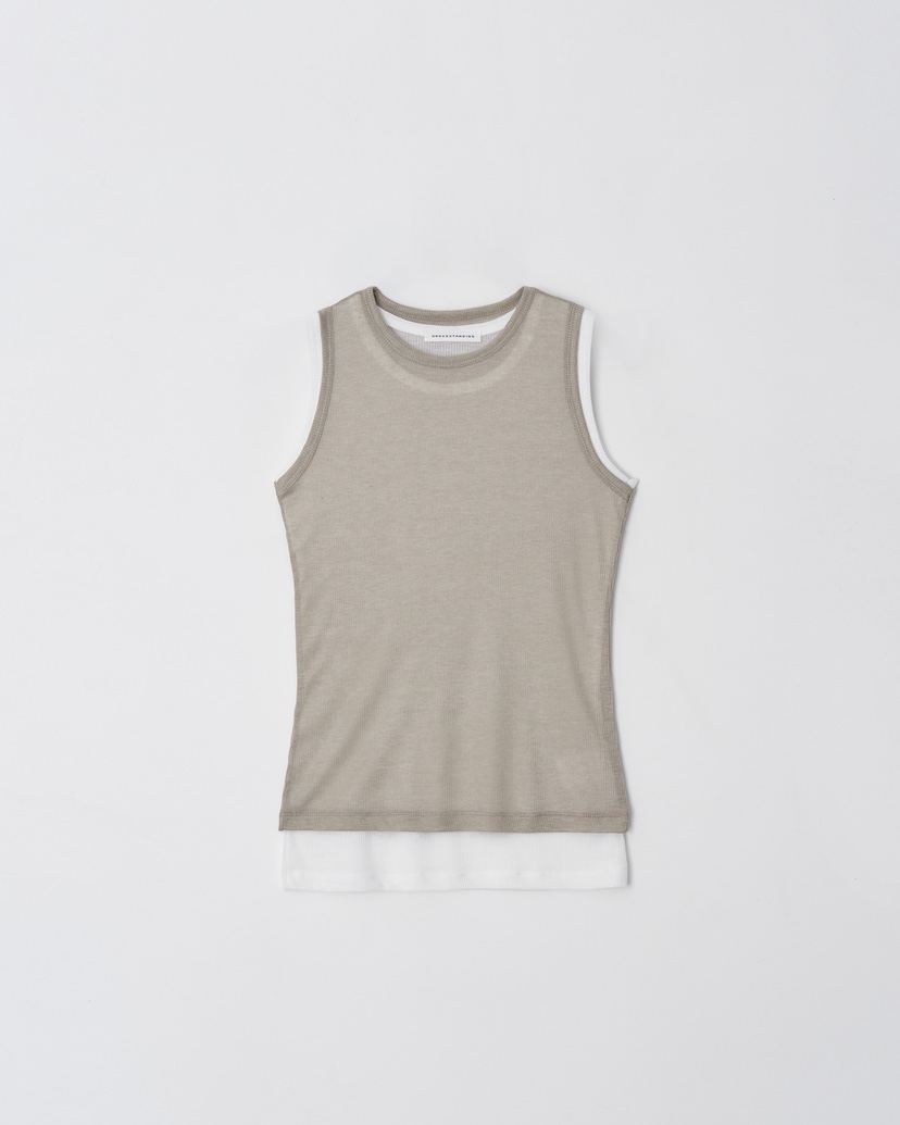 UNDERSTANDING韓國東大門直郵女裝新品職業推薦吊帶背心雙層UNDERSTANDING吊帶/背心圖色1