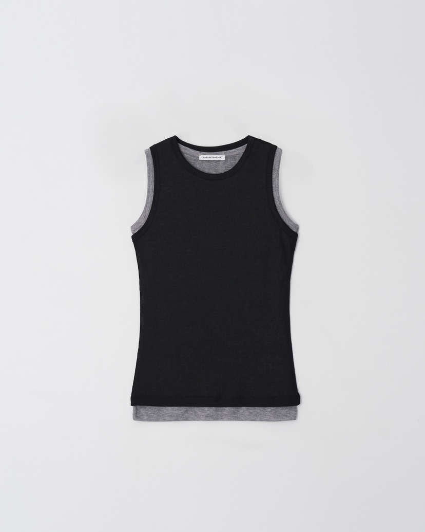 UNDERSTANDING韓國東大門直郵女裝新品職業推薦吊帶背心雙層UNDERSTANDING吊帶/背心圖色2