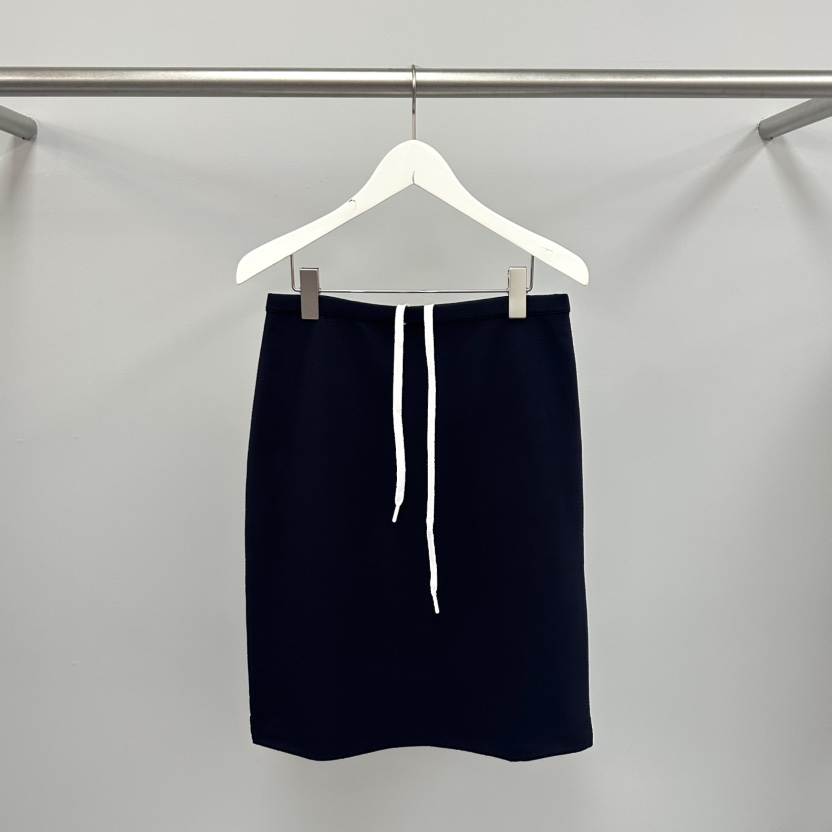 WATER/RIVER韓國直郵實拍女裝新款人氣推薦半身裙中短裙WATER/RIVER半身裙/中短裙圖色3深藍色