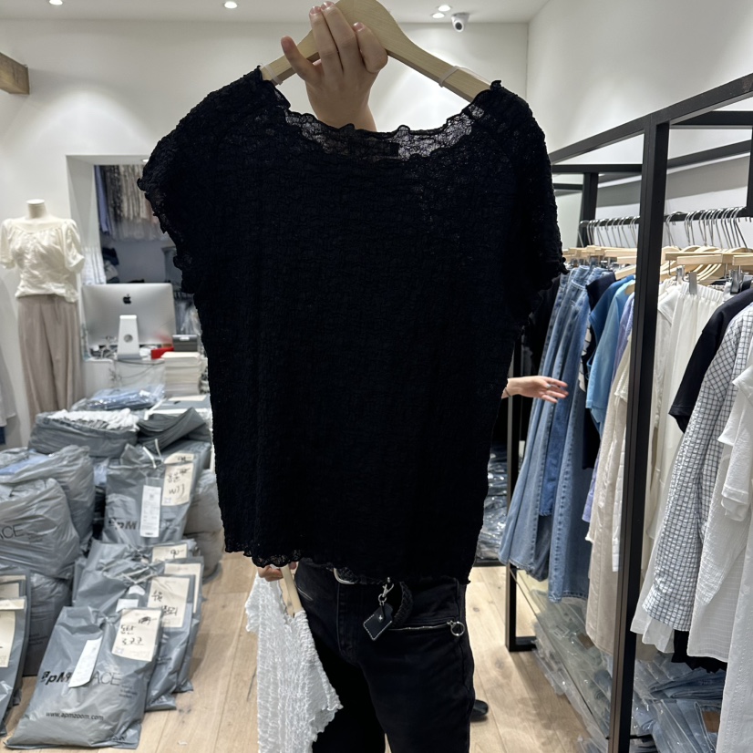 BRUNI/RICOTTA韓國東大門代購女裝新品時尚休閑熱賣職業T恤BRUNI/RICOTTAT恤