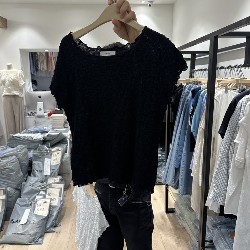 BRUNI/RICOTTA韓國東大門代購女裝新品時尚休閑熱賣職業T恤BRUNI/RICOTTAT恤圖色2