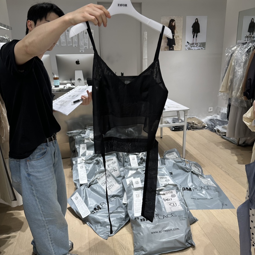 FAVOR-P韓國直郵實拍女士新款時尚推薦人氣職業吊帶背心FAVOR-P吊帶/背心圖色3