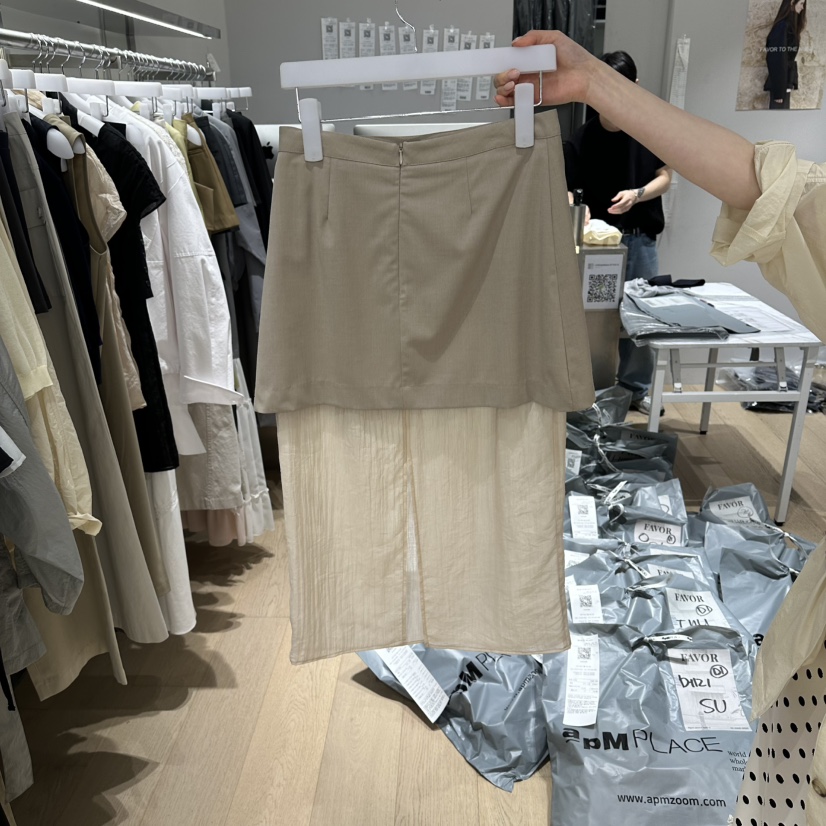 FAVOR-P韓國東大門代購女士新款休閑職業26春夏熱賣長裙FAVOR-P長裙