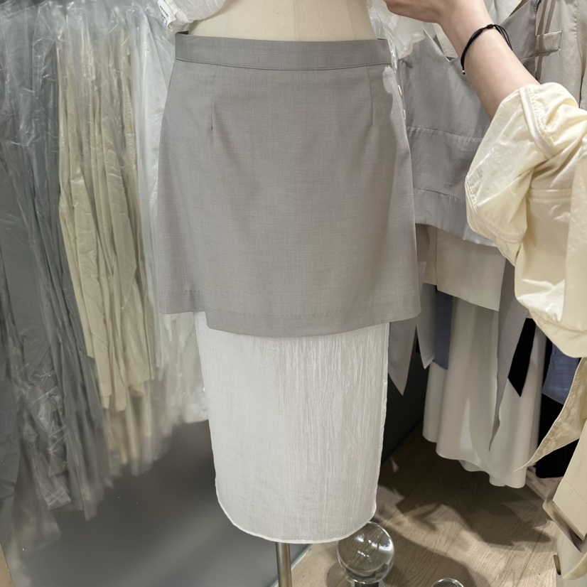 FAVOR-P韓國東大門代購女士新款休閑職業26春夏熱賣長裙FAVOR-P長裙圖色2